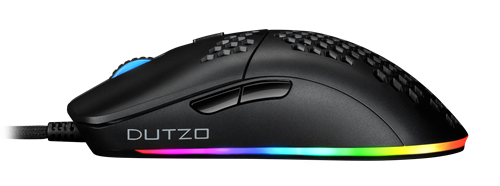DUTZO Keiryo RGB - Matt White - Gaming Mouse